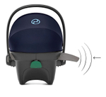 Коляска 3 в 1 Cybex Priam IV Chrome Brown complete и автокресло Aton S2 i-Size Ocean Blue Leaf Green