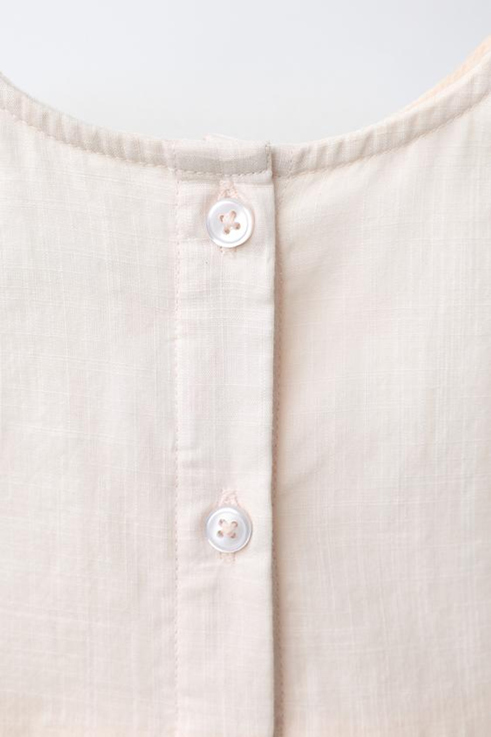 ZARA ПЛАТЬЕ И ТРУСИКИ С ВЫШИВКОЙ, ЦВЕТ РОЗОВОГО ДЕРЕВА