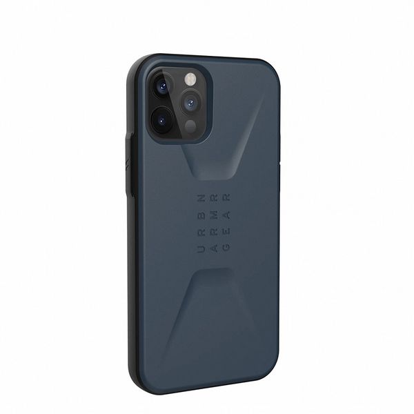 Чехол-накладка UAG Civilian для Apple iPhone 12 Pro Max 6.7" темно-синий (Mallard) 11236D115555