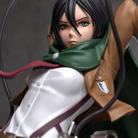 Mikasa on the roof - Attack on Titan