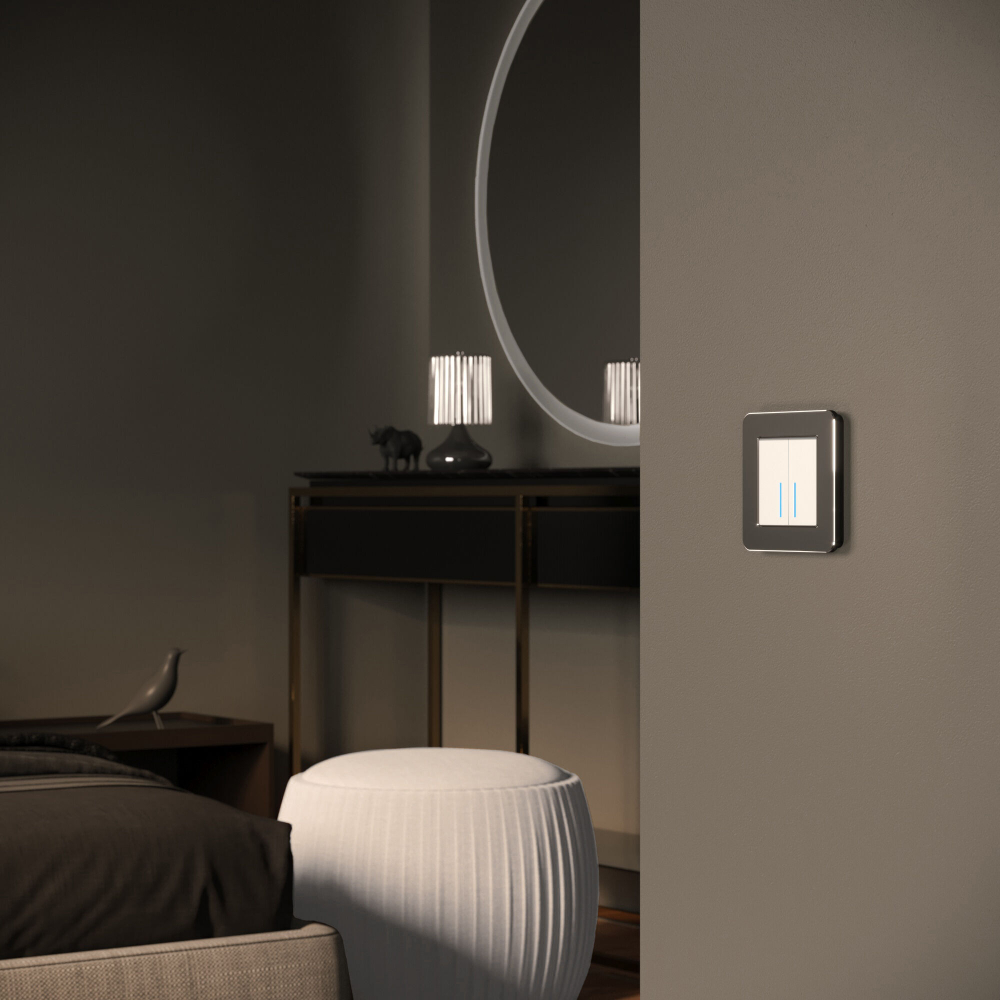 Рамка на 1 пост Platinum (черный алюминий)