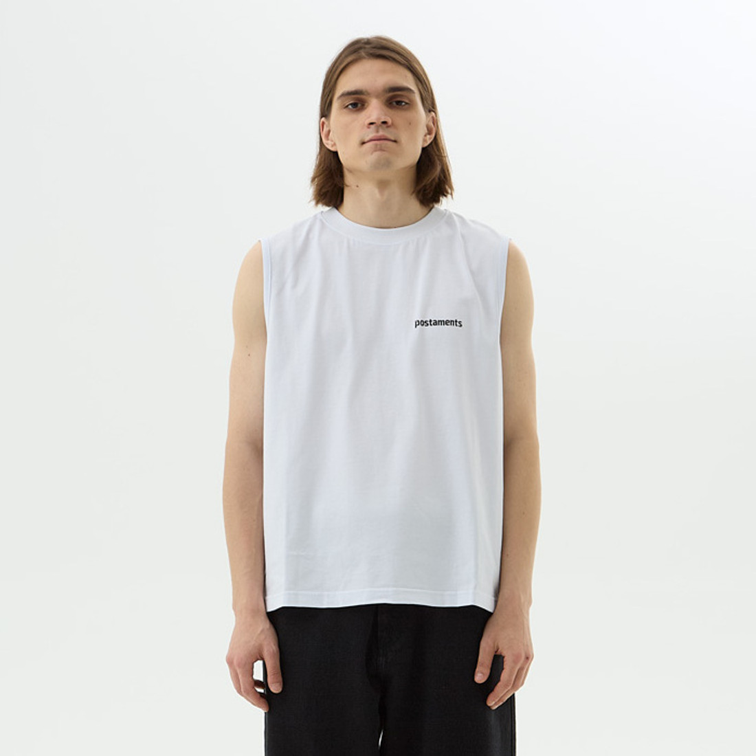 Футболка без рукавов Postaments Basic Small (white)