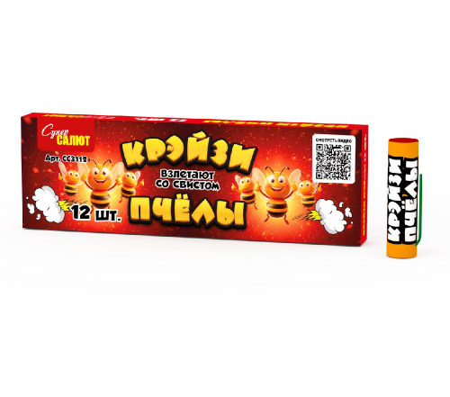 Летающий фейерверк "Крэйзи пчелы"