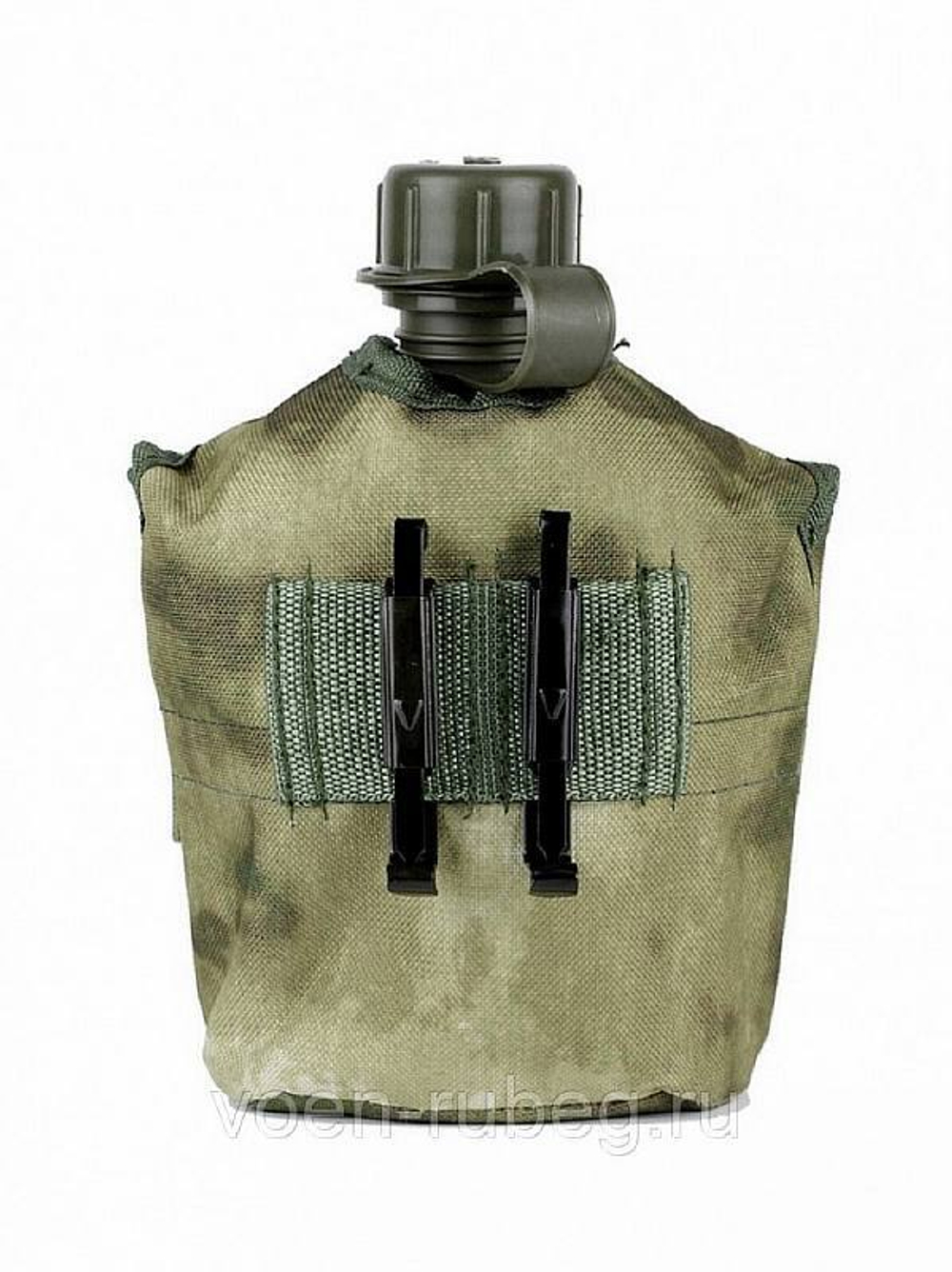 Фляга пластиковая US с чехлом Атака