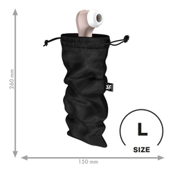 Мешочек для хранения вибромассажера Satisfyer Treasure Bag L (черный)