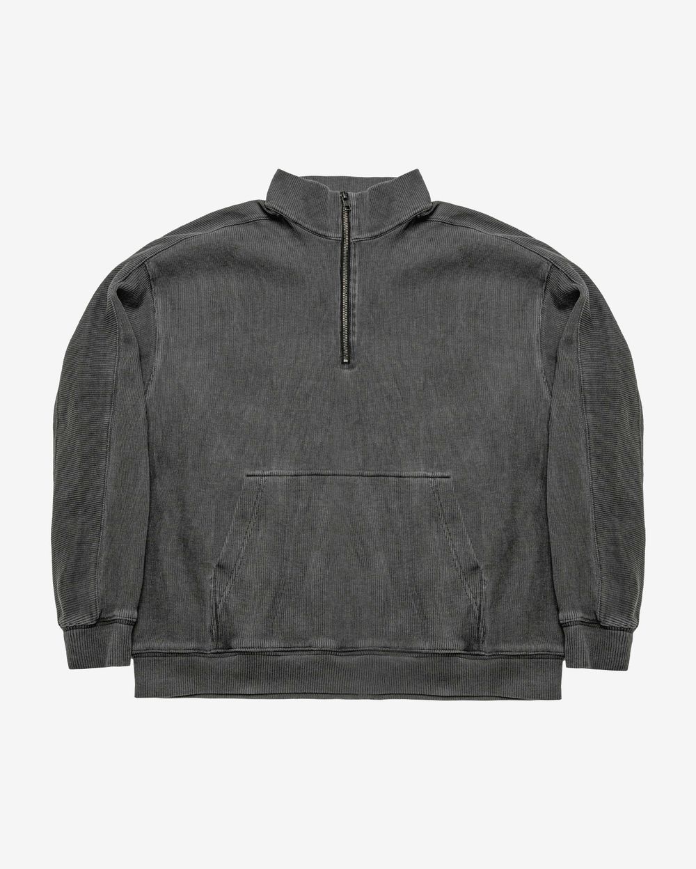 Толстовка Меч FW Hafl-Zip Dyed Grey