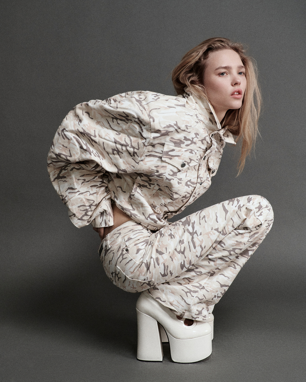 Куртка джинсовая  милитари