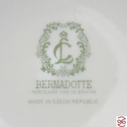 Набор пиал Bernadotte Платиновый узор 13 см (3шт)