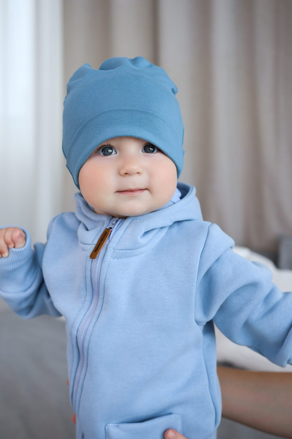 Шапочка синяя