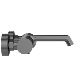 Смеситель для ванны с душем STWORKI Лерум S04100GB вороненая сталь