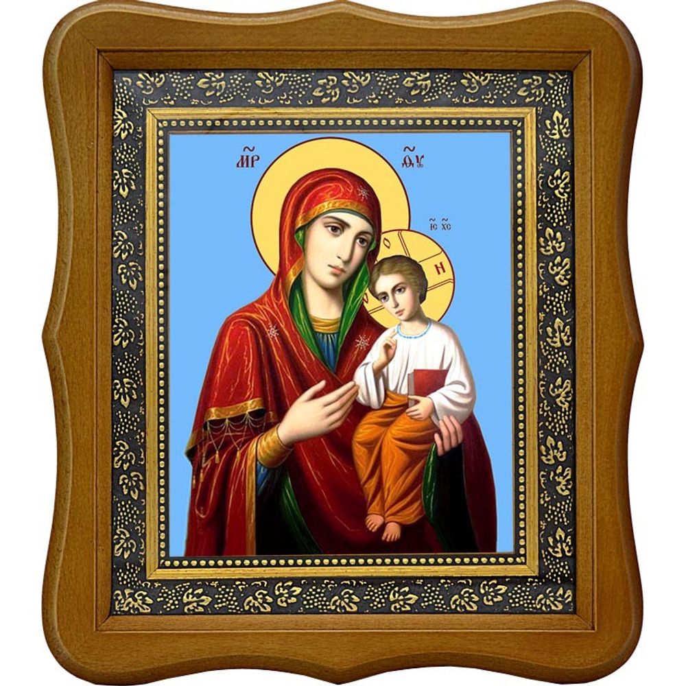 Песчанская Казанская икона Божией Матери на холсте.