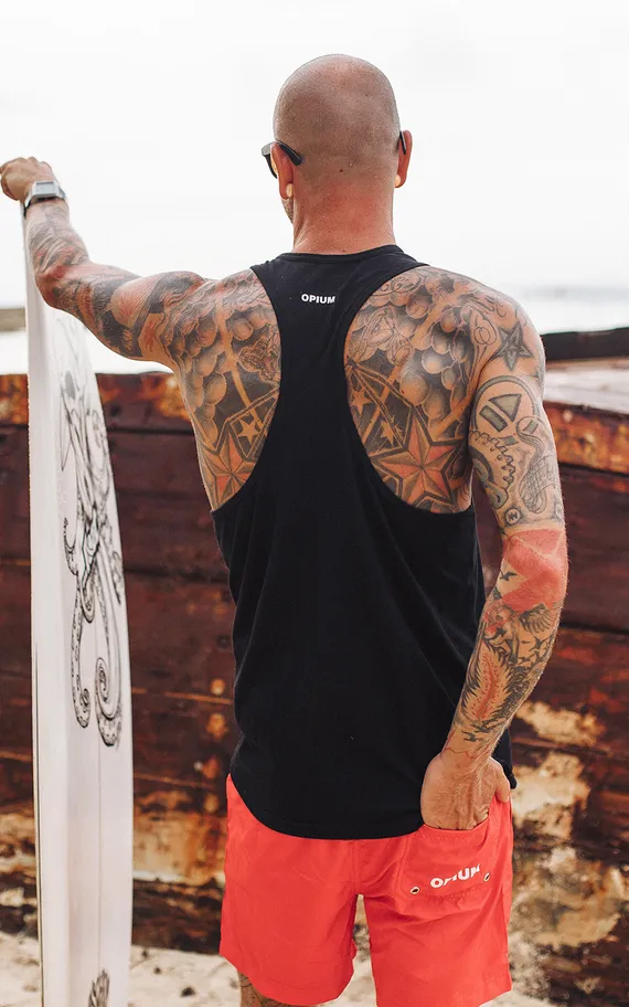 Мужская майка R-141 Черный