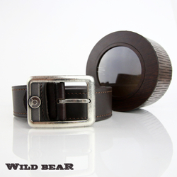 Ремень WILD BEAR RM-006f Brown Premium