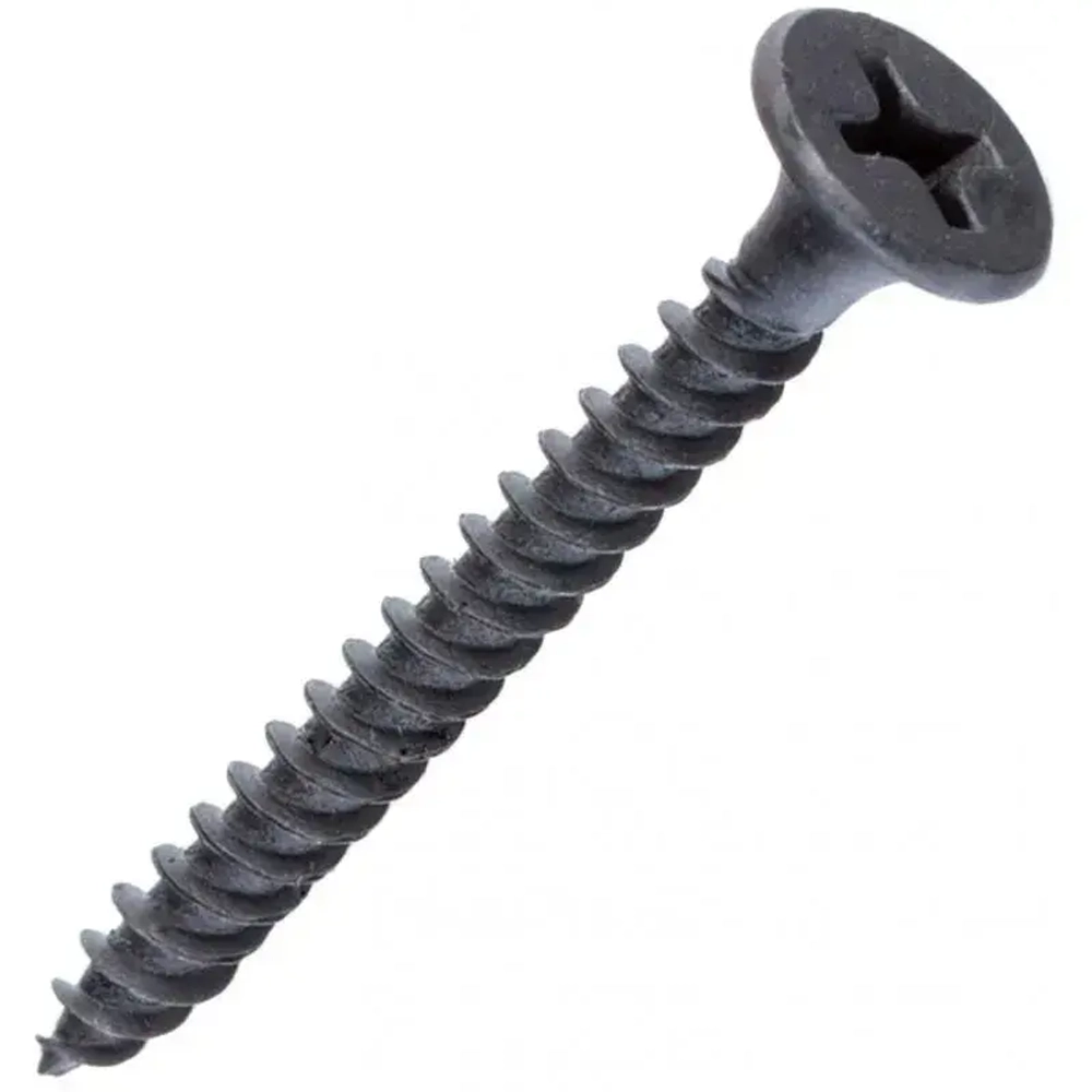 Саморезы черные по дереву 3,5x51 (30шт)