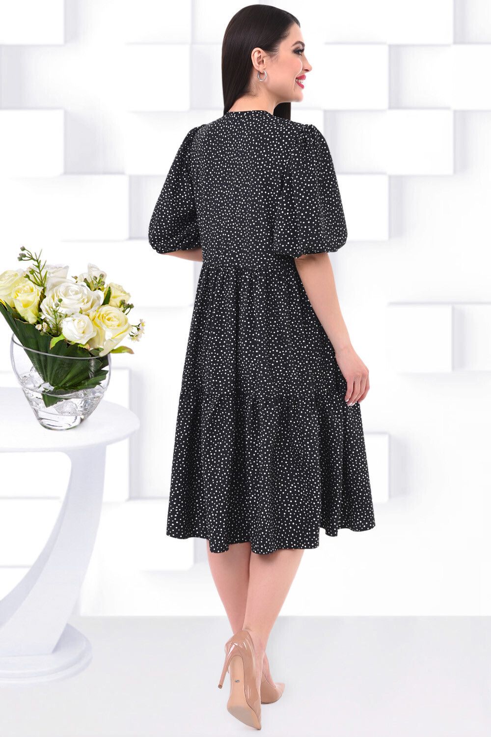 Платье Шантили (блэк) Brividi (Акция)