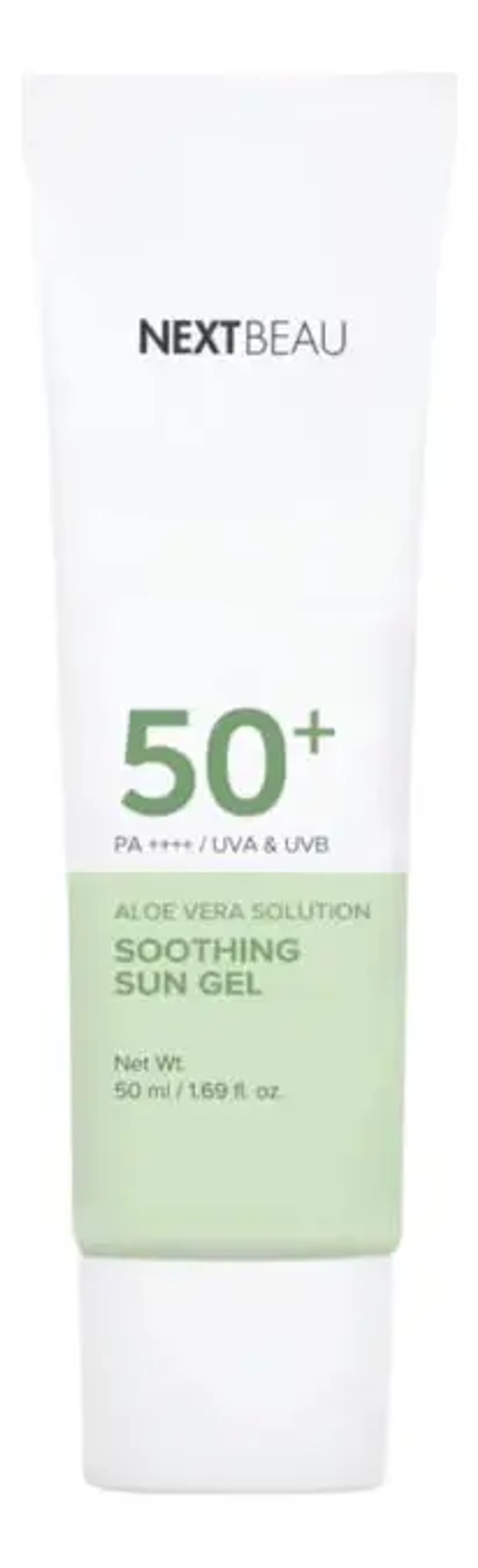 Гель солнцезащитный с экстрактом алоэ NEXTBEAU Aloe Vera Solution Soothing Sun Gel 50 мл