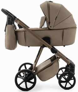 Детская коляска Adamex Delta Natura 2 в 1 DN-6-TAUPE (СЕРО-БЕЖЕВЫЙ)