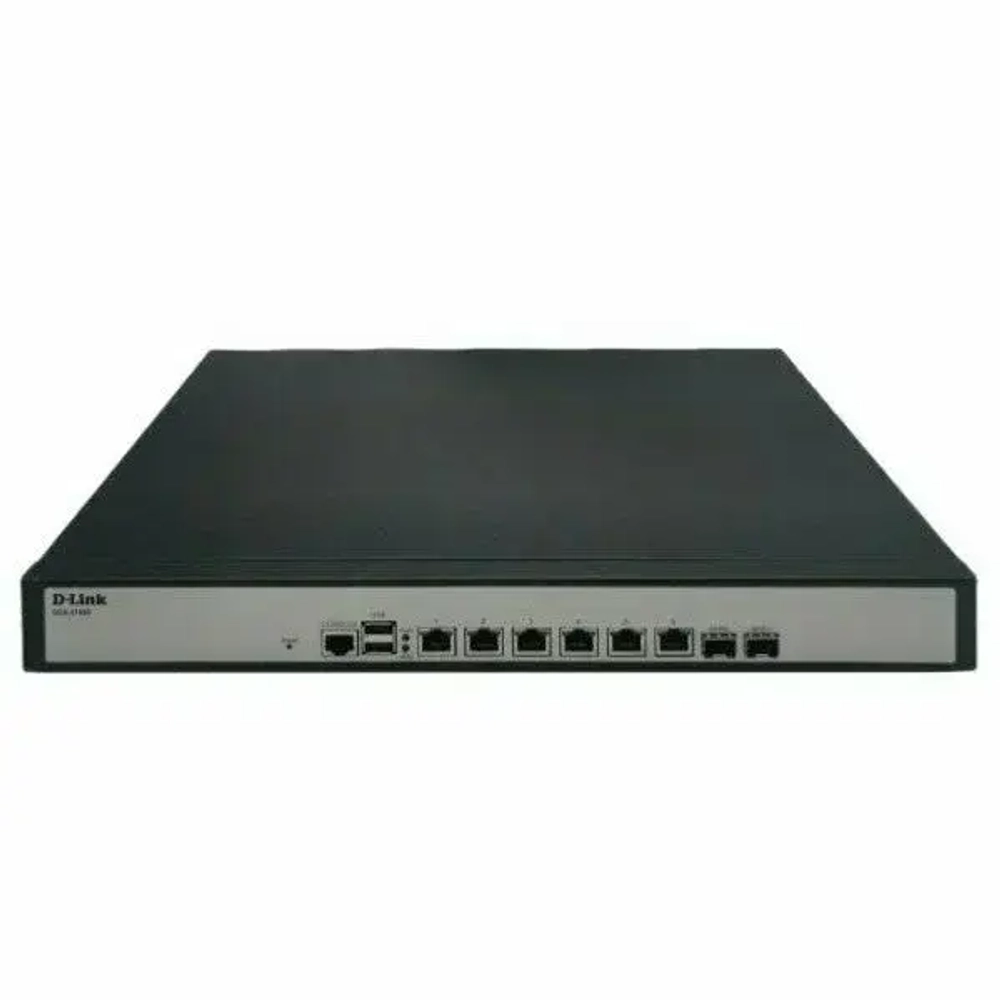 Сетевое оборудование D-Link DSA-2108S A1A Сервисный маршрутизатор с 6 настраиваемыми портами 10 100 1000Base-T и 2 портами 1000Base-X SFP