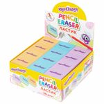 Ластик ЮНЛАНДИЯ "Square", 30х24х13 мм, прямоугольный, пастельные цвета ассорти, 272673