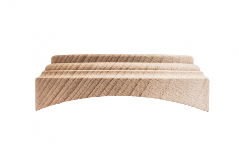 Рамка 4 постовая для открытой проводки (Натурэль на бревно 260 мм) BFC26-640-10