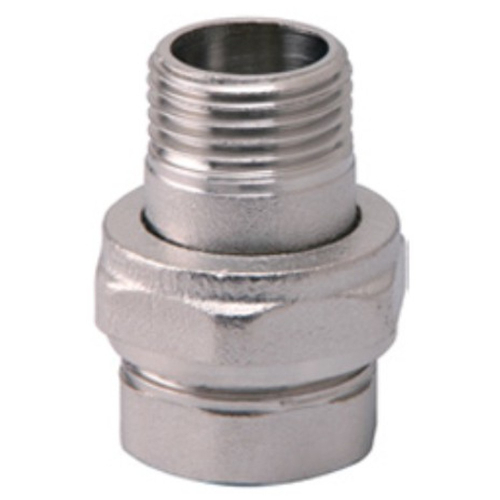 Соединитель VIEIR прямой, разъемный (американка), конусный ВН 2" никел. HJKN88