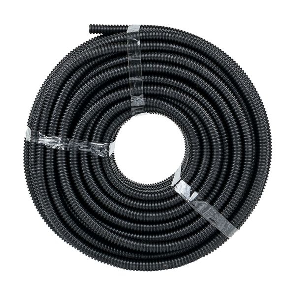 Труба гофр. ПНД с протяжкой d16 мм (100 м) черная EKF-Plast (100.00 шт.)