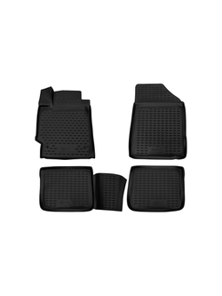 Коврики в салон для TOYOTA Camry (VI, VIr) XV40, 2006-2011, 4 шт. (Повышенная устойчивость, повышенная износо FORMAT.3D.48.02.210K