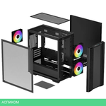 Корпус DeepCool CC360 ARGB с PF650 (R-CC360BK-PF650-R-1)