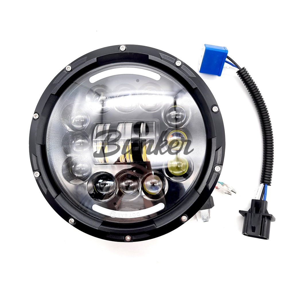 Диодные фары Лада Нива (15 Led+ДХО)