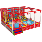 Батутная арена "Пожарные" 4,65x4,65x2,5 м
