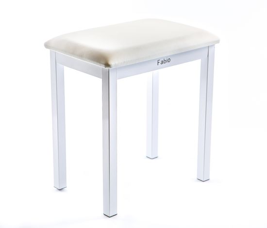 Банкетка для пианино Fabio D-90H Белая