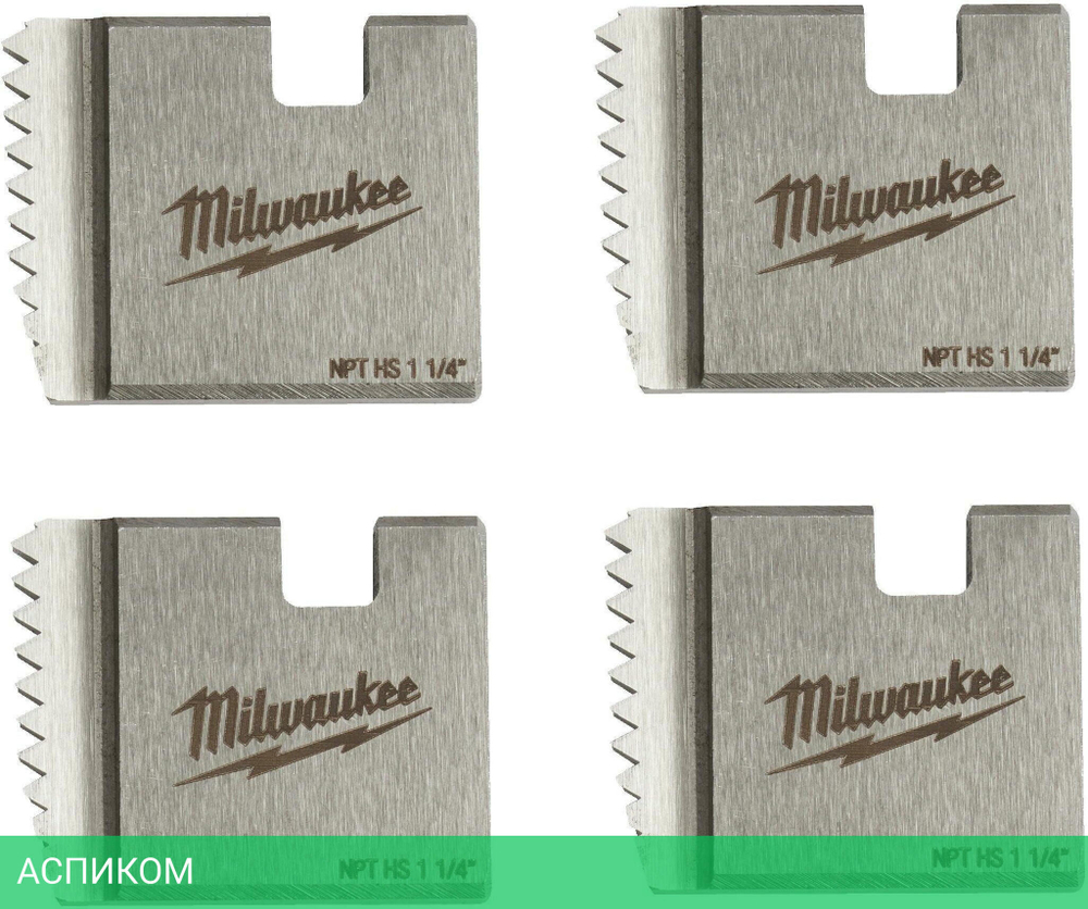 Плашка для резьбонарезного инструмента Milwaukee FPTD 1-1/4" NPT HS (48361110)