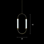 Pendant design lamp  Cirque 02 by Giopato & Coombes