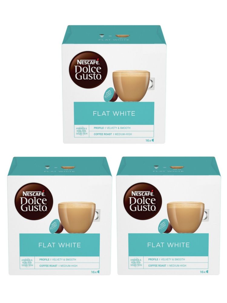 Кофе в капсулах Nescafe Dolce Gusto Flat White 16 шт x 3 уп