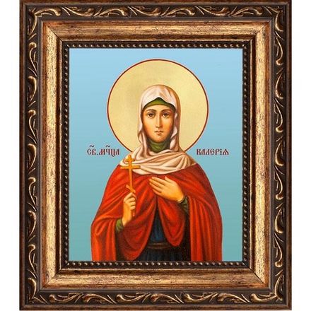 Валерия (Калерия) Кесарийская (Палестинская) Святая мученица. Икона на холсте.
