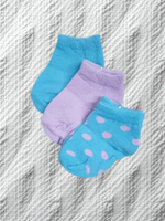 К 9505-3 Набор носков для детей 3 штуки оранжевый горох