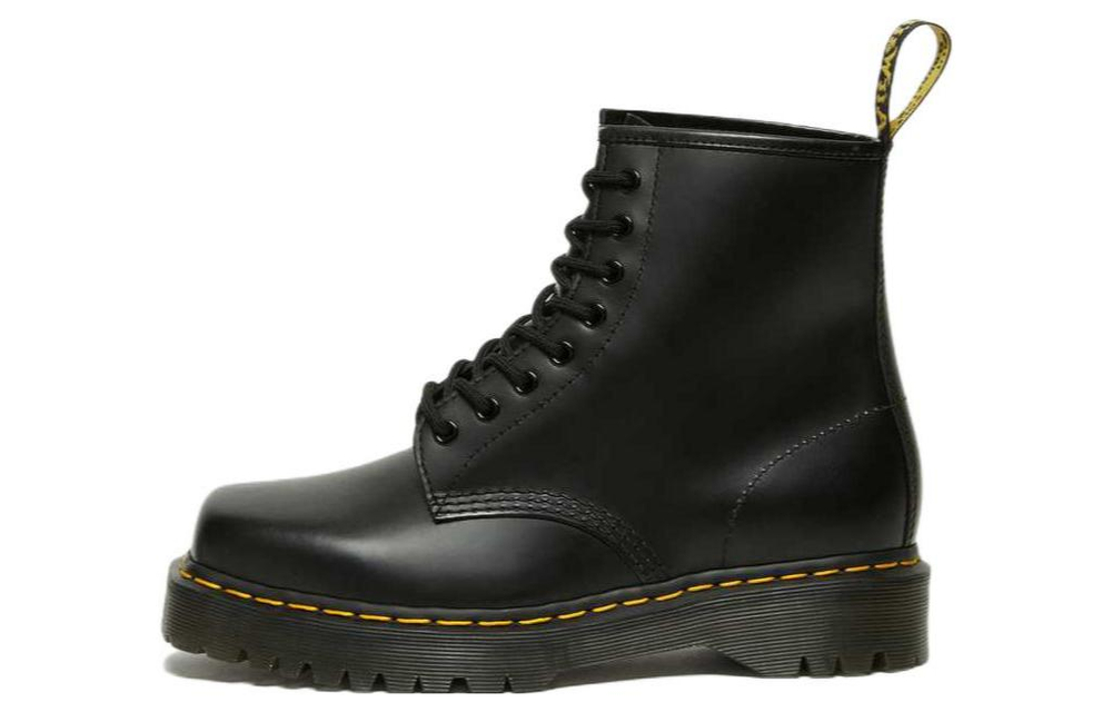 1460 Dr.Martens Bex Squared Toe Leather Lace Up Boot "Black"