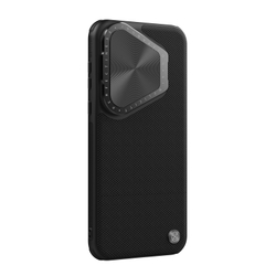 Текстурный чехол от Nillkin с металлической откидной крышкой на Huawei Pura 70 Pro и Pura 70 Pro+, серия Textured Prop Magnetic (с поддержкой магнитной беспроводной зарядки MagSafe)