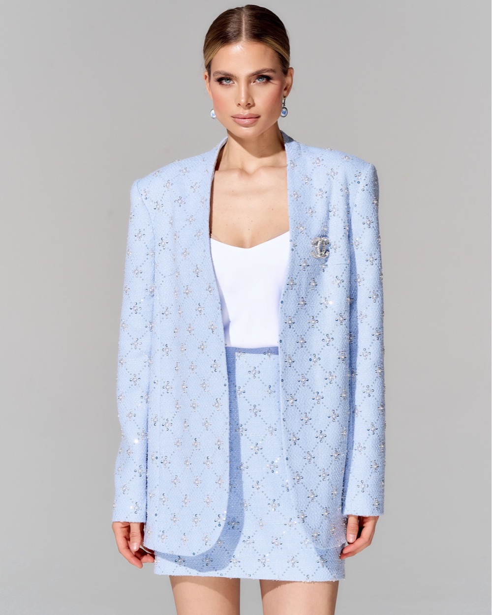 Жакет из премиального твида