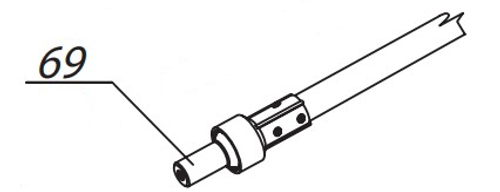 Сопло обдувочного пистолета, артикул 10115508