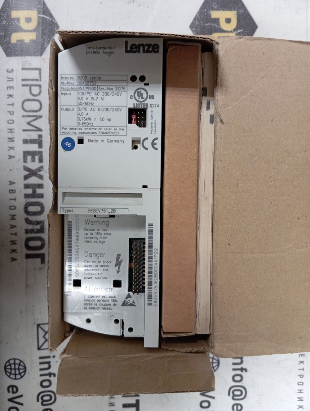 Lenze E82EV751_2B с хранения