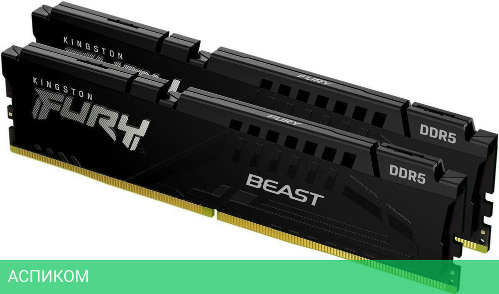Оперативная память Kingston Fury Beast 2x16GB 32GB DDR-5 (KF556C36BBEK2-32)