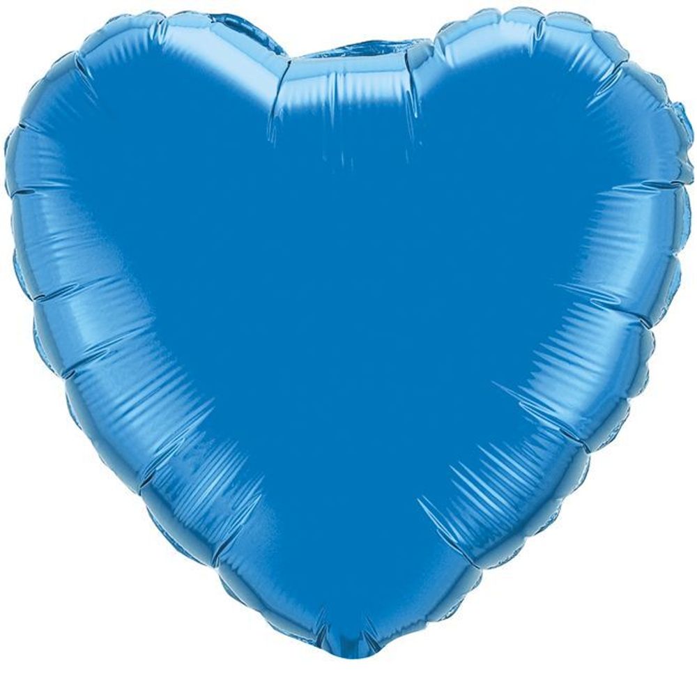 Сердце 18&quot; Синий / Blue Fm