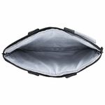 Сумка портфель HEIKKI NOVATION (ХЕЙКИ) с отделением для ноутбука 13-14", багажная лента, серая, 28х38х3 см, 272592