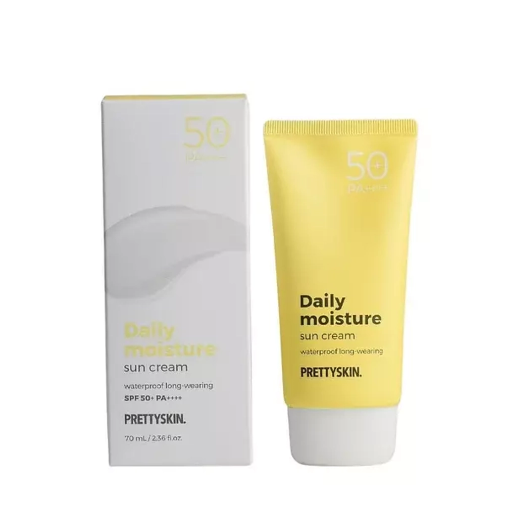 Крем солнцезащитный увлажняющий PRETTYSKIN Daily Moisture Sun Cream SPF50+PA++++ 70 мл