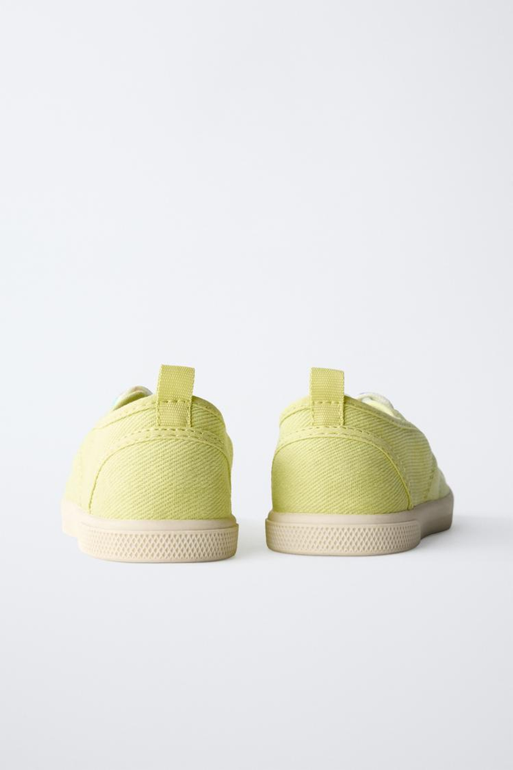 ZARA КЕДЫ ИЗ ХЛОПКА, ЖЕЛТЫЙ