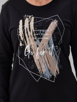 Лонгслив ЛНкл-081/черный-п