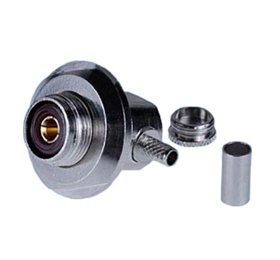 U-221F NGB, UHF, розетка, обжимная, угловая, RG-58