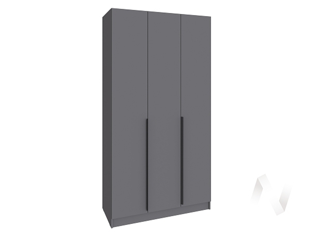 Шкаф Мадрид 1;2 без зеркала (графит серый)