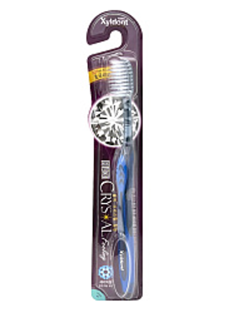 [MUKUNGHWA] Мягкая зубная щётка со СВЕРХТОНКИМИ концами щетинок разной длины с анионами Black Crystal, 1шт